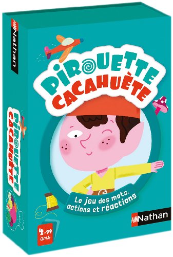 Nathan – Pirouette Erdnüsse – Kartenspiel für Kinder ab 4 Jahren – Memory-Spiel für 2 bis 4 Spieler von Nathan
