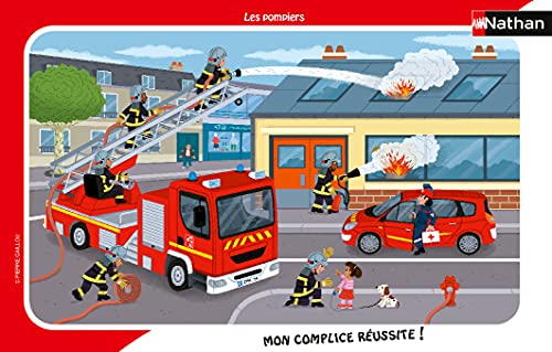 Ravensburger 4005556861385 Puzzle mit Rahmen, 15 Teile – Feuerwehr Téo Jasmin Kinderpuzzle von Ravensburger
