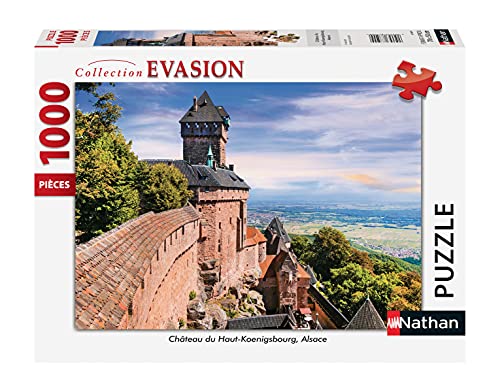 Nathan 4005556872497 1000 pièces-Château du Haut-Koenigsbourg, Alsace Puzzle für Erwachsene von Nathan