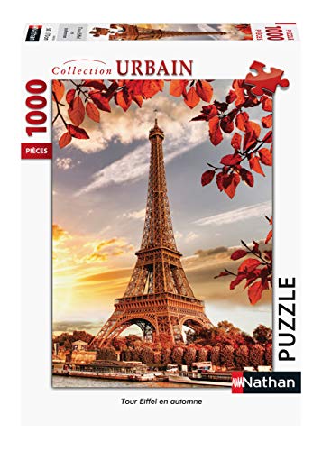 Nathan 4005556874729 1000 Teile – Eiffelturm im Herbst Puzzle für Erwachsene von NATHAN