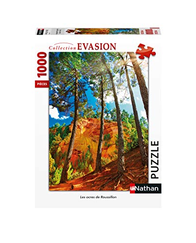 Nathan 4005556876396 1000 pièces Ocres Roussillon Puzzle für Erwachsene von NATHAN