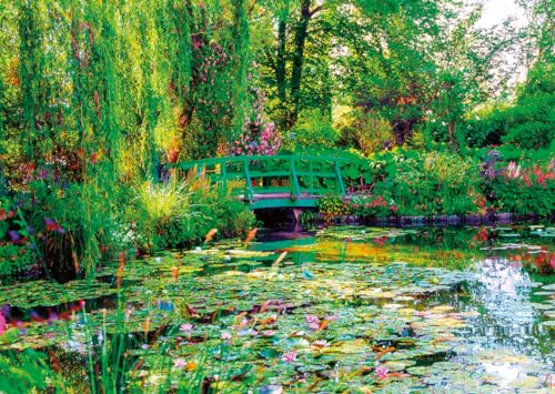 Nathan 4005556878000 1500 Teilen, die Gärten von Claude Monet, Giverny Puzzle für Erwachsene von NATHAN