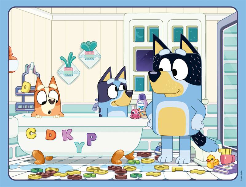 Nathan Bad mit Bluey 30 Teile Puzzle Nathan-86170 von Nathan