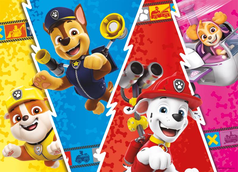 Nathan Bunte Paw Patrol 60 Teile Puzzle Nathan-86186 von Nathan