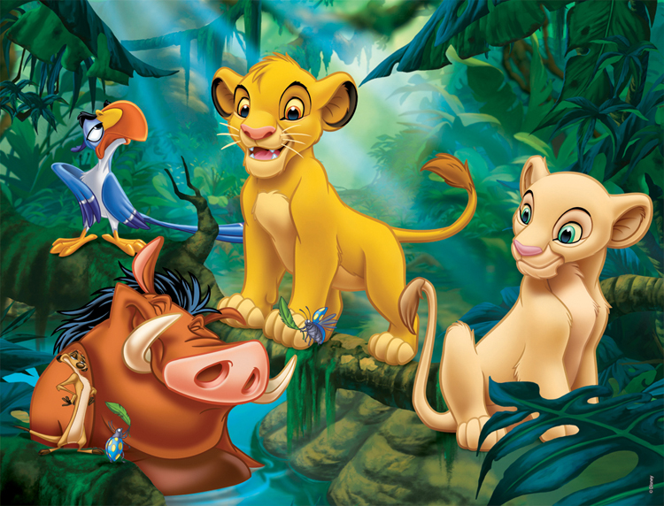Nathan Der König der Löwen: Simba & Co 30 Teile Puzzle Nathan-86313 von Nathan
