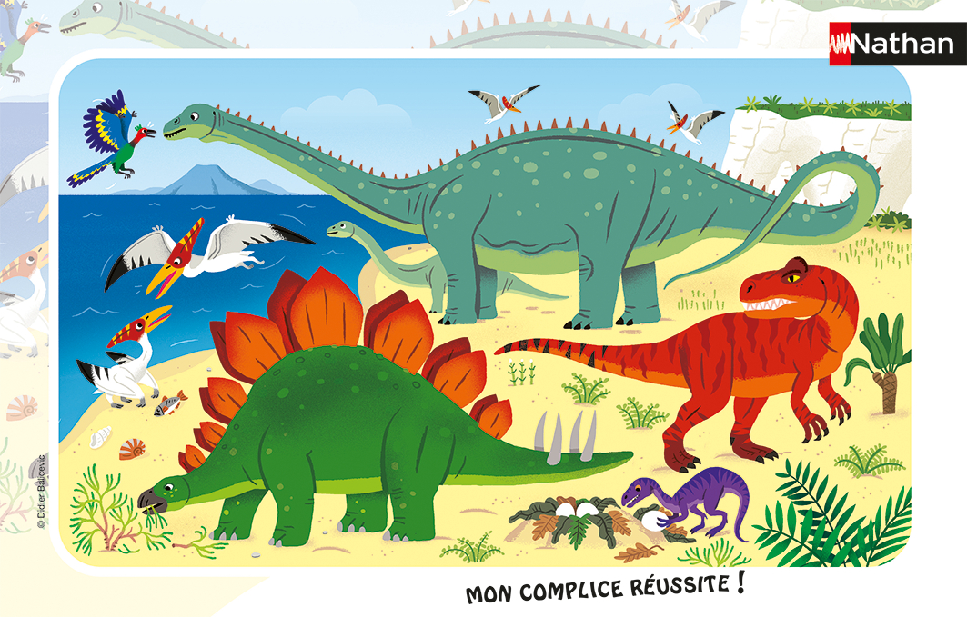 Nathan Dinosaurier des Jura 15 Teile Puzzle Nathan-86171 Nathan Dinosaurier des Jura 15 Teile Puzzle Nathan-86171 von Nathan
