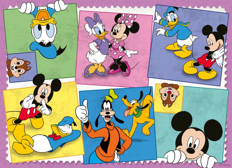 Nathan Disney Mickey Mouse ? Mickeys Bunte Welt 45 Teile Puzzle Nathan-04127 von Nathan