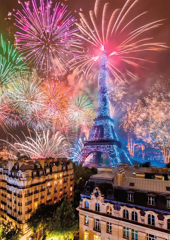 Nathan Feuerwerk Paris 1500 Teile Puzzle Nathan-00936 von Nathan
