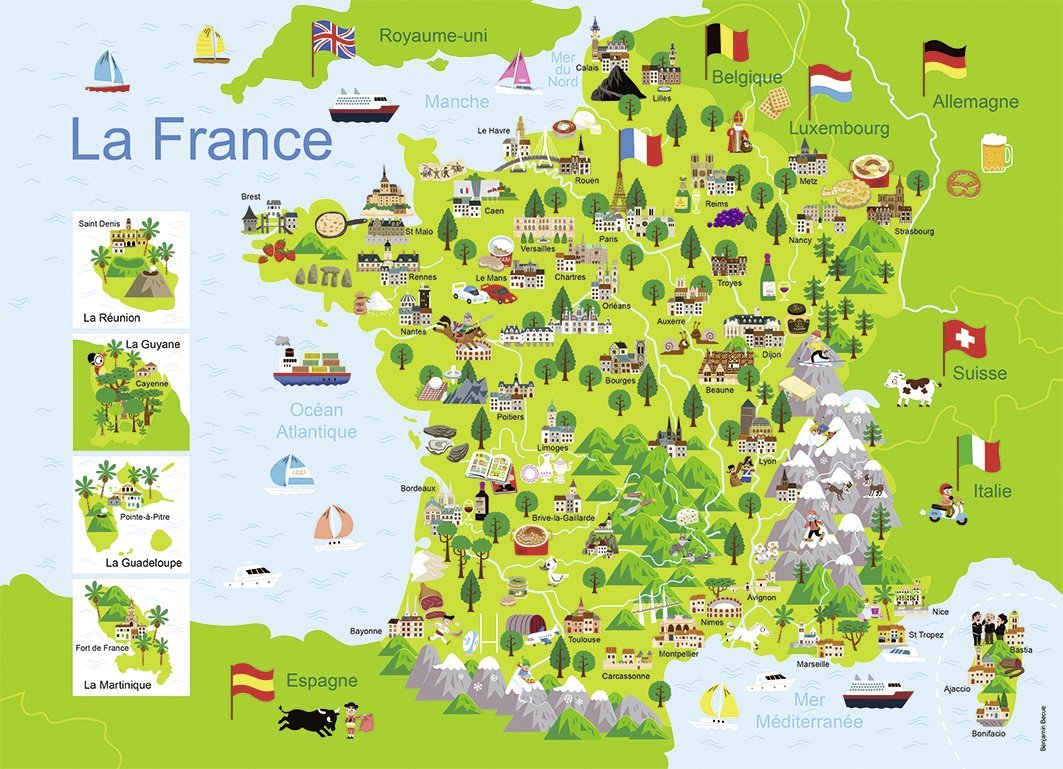Nathan Frankreichkarte 100 Teile Puzzle Nathan-86732 Nathan Frankreichkarte 100 Teile Puzzle Nathan-86732 von Nathan