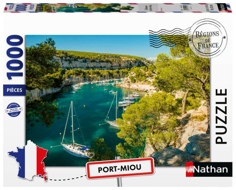 Nathan Französische Regionen - Bucht von Port-Miou 1000 Teile Puzzle Nathan-02011 Nathan Französische Regionen - Bucht von Port-Miou 1000 Teile Puzzle Nathan-02011 von Nathan