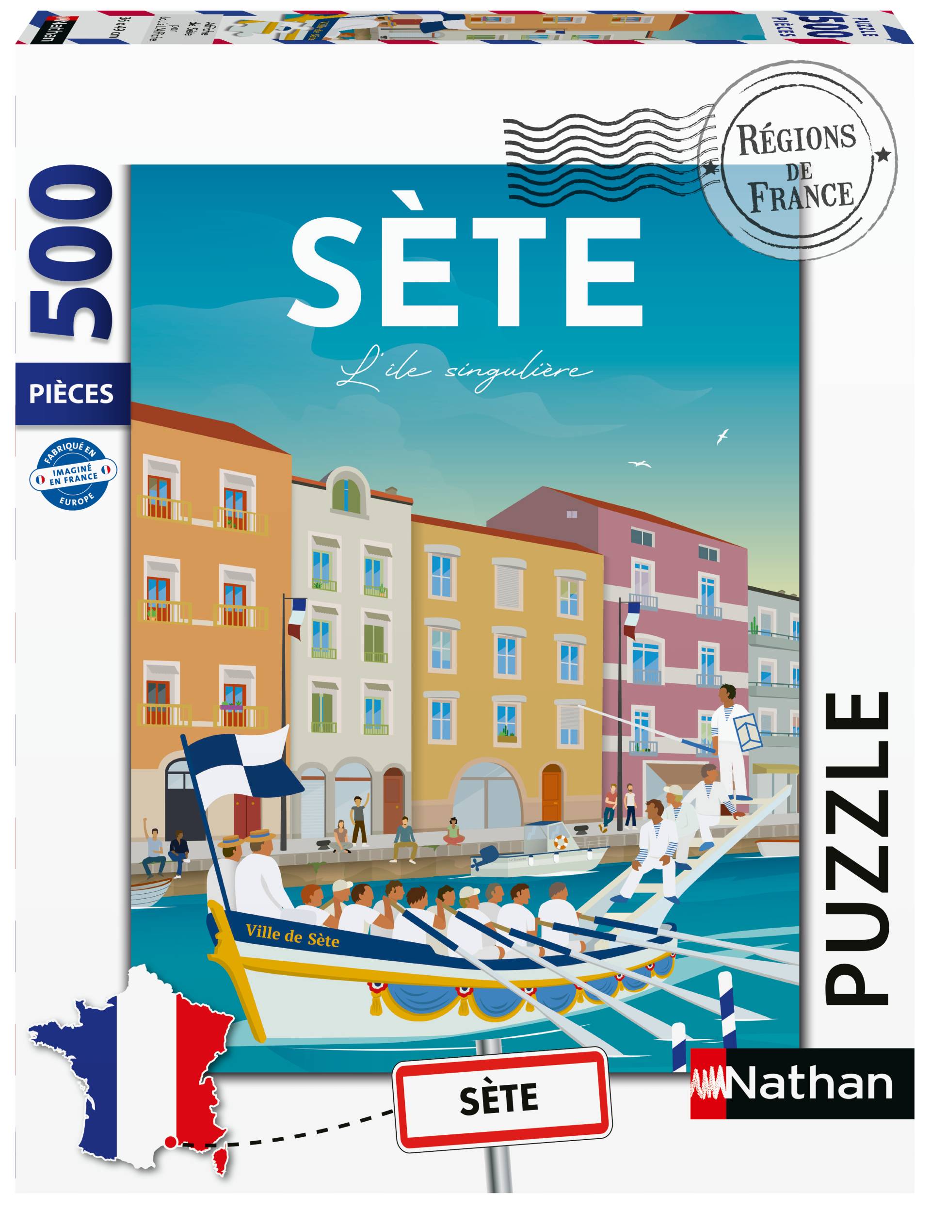 Nathan Französische Regionen - Sète - Louis L'Affiche 500 Teile Puzzle Nathan-02000 Nathan Französische Regionen - Sète - Louis L'Affiche 500 Teile Puzzle Nathan-02000 von Nathan