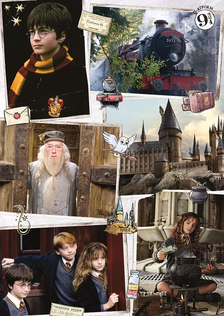 Nathan Harry Potter - Welcome to Hogwarts 1500 Teile Puzzle Nathan-00948 von Nathan