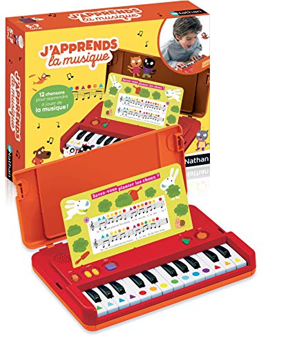 Nathan Ich lerne die Musik - Lernspiel - Klaviereinweihung - 12 Melodien zum Lernen der Musik - ab 5 Jahren von Nathan