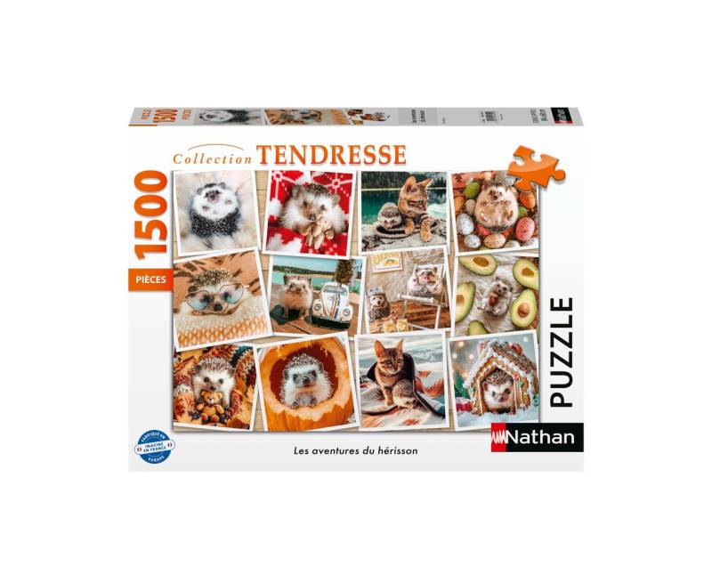 Nathan Igel auf Abenteuer 1500 Teile Puzzle Nathan-01619 von Nathan