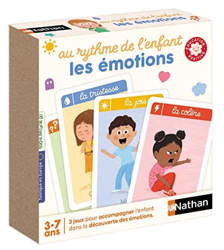 NATHAN - Im Rhythmus des Kindes Emotionen – Kartenspiel und Paar für Kinder – 3 bis 7 Jahre von NATHAN