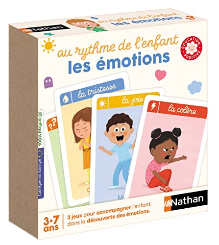 Nathan - Im Rhythmus des Kindes Emotionen – Kartenspiel und Paar für Kinder – 3 bis 7 Jahre von NATHAN