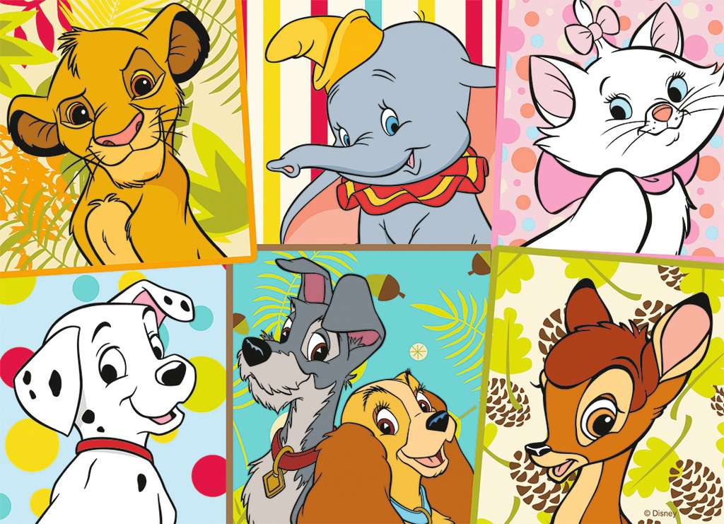 Nathan My Favorite Disney Animals 45 Teile Puzzle Nathan-86178 von Nathan