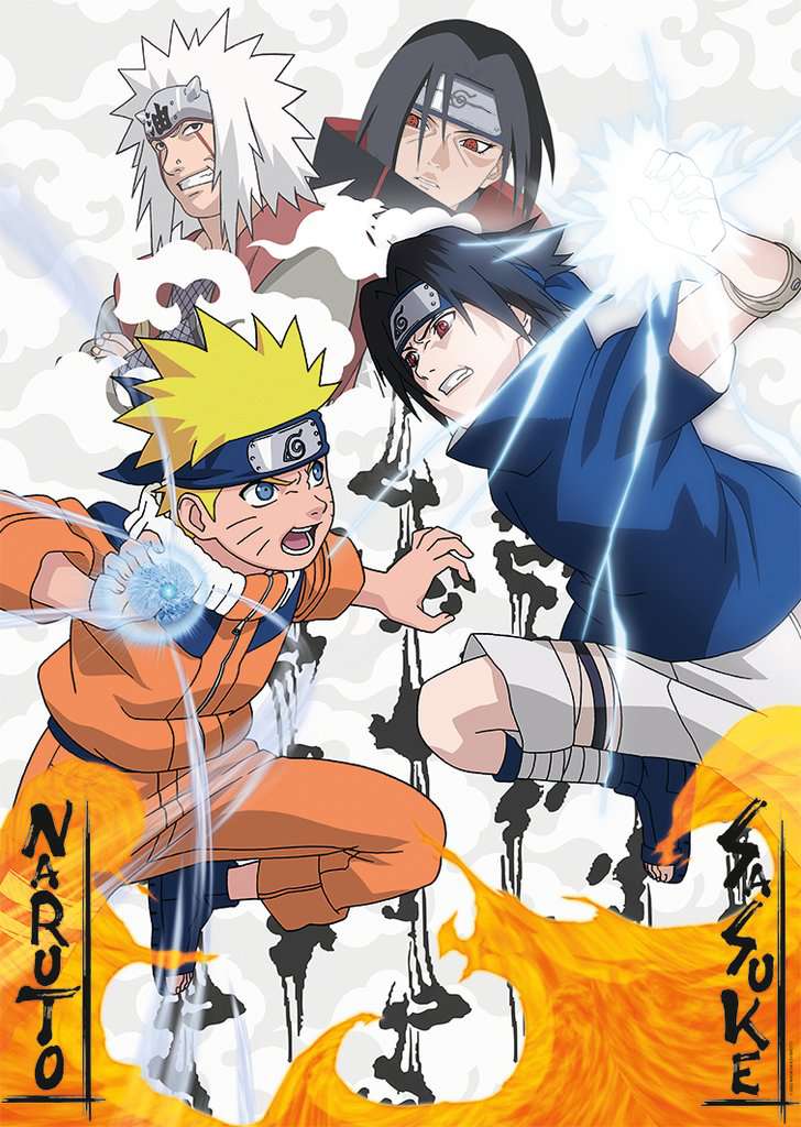 Nathan Naruto vs. Sasuke 1000 Teile Puzzle Nathan-00906 von Nathan