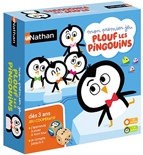 Nathan- Plouf Les Pinguins-Spiel für Kinder ab 3 Jahren, 31162 von NATHAN