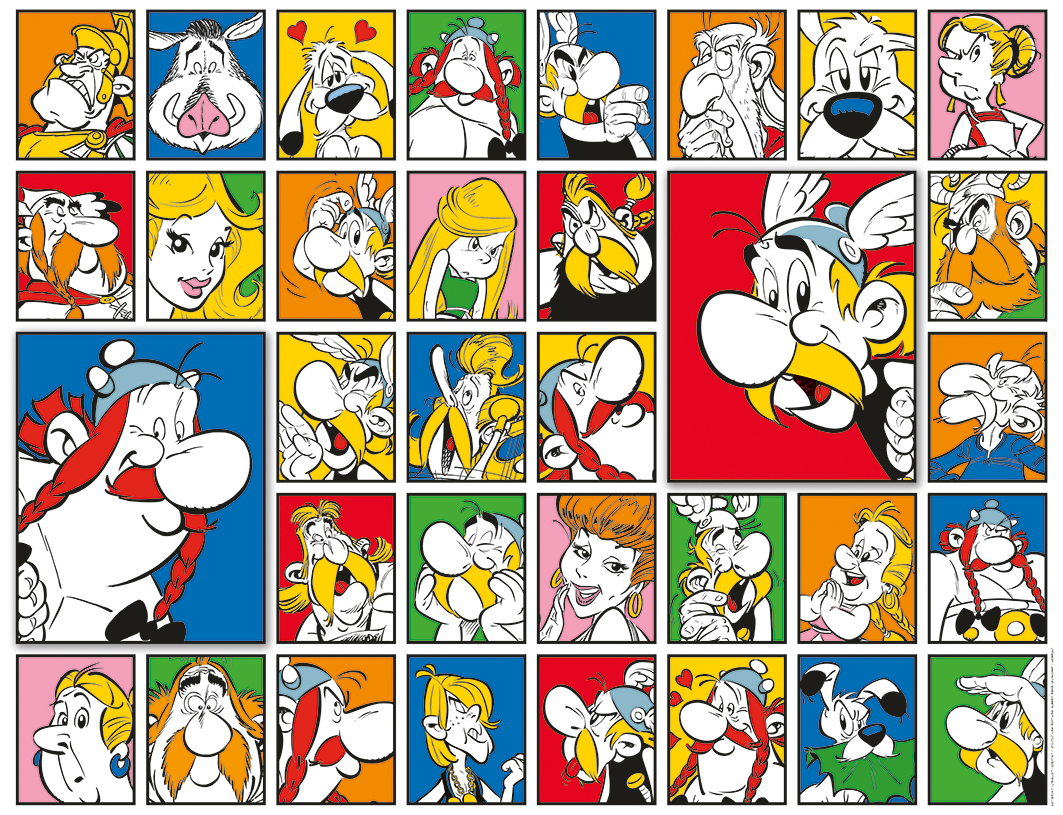 Nathan Porträts - Asterix 2000 Teile Puzzle Nathan-01820 Nathan Porträts - Asterix 2000 Teile Puzzle Nathan-01820 von Nathan