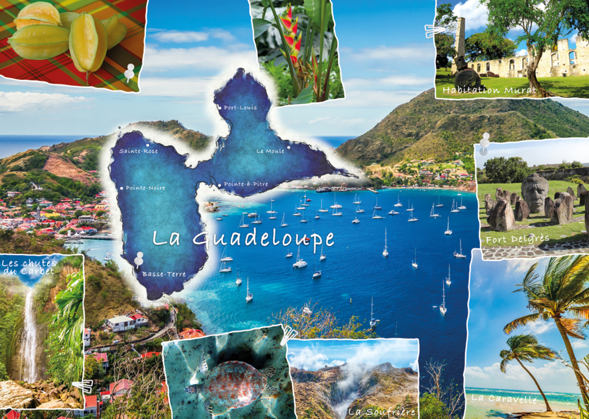 Nathan Postcard From Guadeloupe 1000 Teile Puzzle Nathan-00910 Nathan Postcard From Guadeloupe 1000 Teile Puzzle Nathan-00910 von Nathan