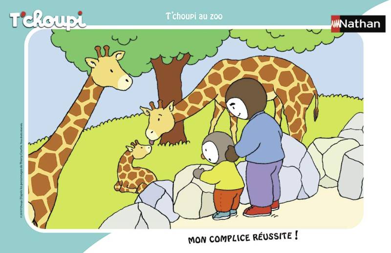 Nathan Rahmenpuzzle - Tchoupi 15 Teile Puzzle Nathan-86131 von Nathan