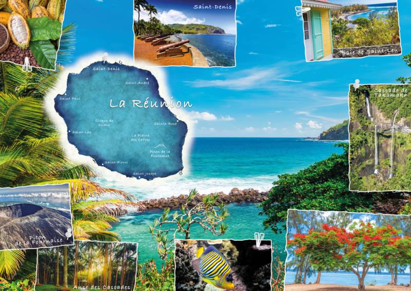 Nathan Reunion Postcard 1500 Teile Puzzle Nathan-00935 von Nathan