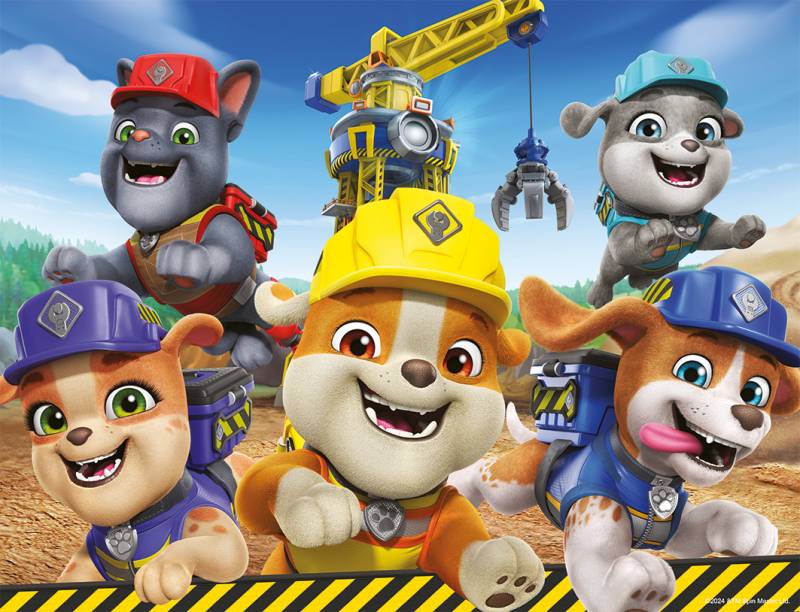 Nathan Rubble & Crew - Helden der Baustelle 30 Teile Puzzle Nathan-04150 von Nathan