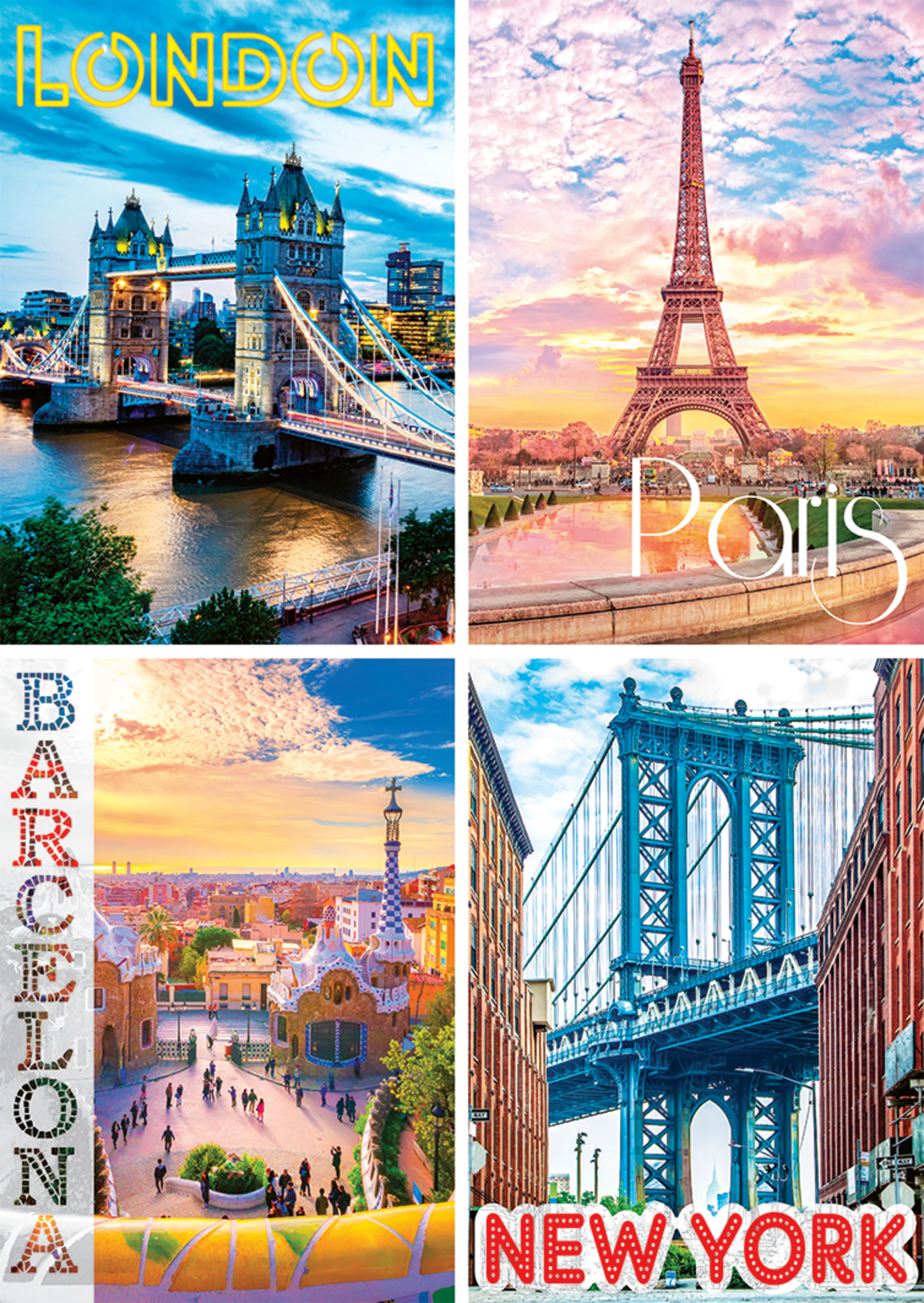 Nathan The Most Beautiful Cities in the World 1500 Teile Puzzle Nathan-00927 Nathan The Most Beautiful Cities in the World 1500 Teile Puzzle Nathan-00927 von Nathan