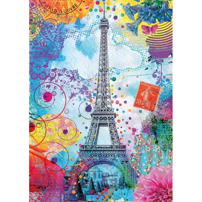 Nathan - Tour Eiffel Multicolore - 1500 Teile von Nathan