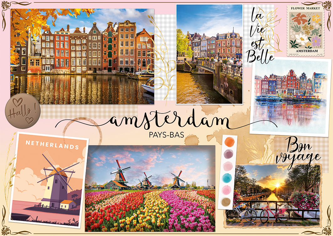 Nathan Urlaub in Amsterdam 1500 Teile Puzzle Nathan-01098 Nathan Urlaub in Amsterdam 1500 Teile Puzzle Nathan-01098 von Nathan