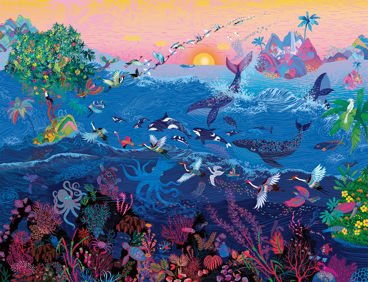 Nathan Wonders of the Ocean 2000 Teile Puzzle Nathan-87313 Nathan Wonders of the Ocean 2000 Teile Puzzle Nathan-87313 von Nathan