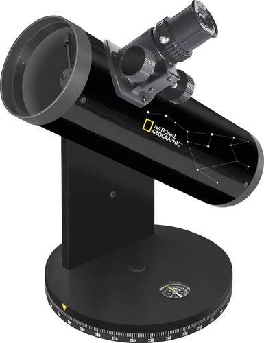 National Geographic 76/350, DOBSON Spiegel-Teleskop Azimutal Dobson Vergrößerung 18 bis 117 x von National Geographic