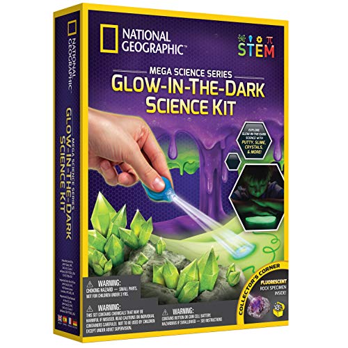 National Geographic JM80205 Glow in The Dark Mega Science Kit, Multicolor von National Geographic