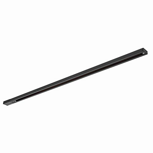 Schwarze 240 V dimmbare Einzelkreisschiene für Büro Zuhause Display Schienenbeleuchtung – 1 m Schiene Schwarze 240 V dimmbare Einzelkreisschiene für Büro Zuhause Display Schienenbeleuchtung – 1 m Schiene von National Lighting