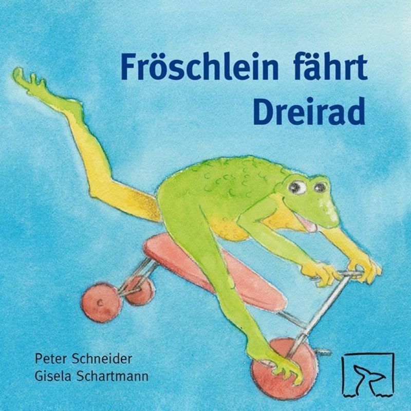 Fröschlein fährt Dreirad von Natke