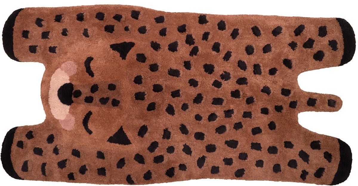 Nattiot Teppich Leopard, 125x65 cm von Nattiot