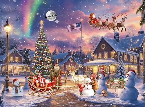 Nattork Jigsaw Puzzle 1000 Pieces for Adults, Christmas Snowy Night,Challenging Adult Puzzles for Christmas Decor & Gift Nattork Jigsaw Puzzle 1000 Pieces for Adults, Christmas Snowy Night,Challenging Adult Puzzles for Christmas Decor & Gift von Nattork