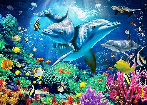 Nattork Puzzles für Erwachseneund Kinder, Farbenfrohes Puzzle 1000 Teile für Die Ganze Familie, Klassische Puzzles Meereswelt Thema, Geschenke für Frauen Männer Nattork Puzzles für Erwachseneund Kinder, Farbenfrohes Puzzle 1000 Teile für Die Ganze Familie, Klassische Puzzles Meereswelt Thema, Geschenke für Frauen Männer von Nattork