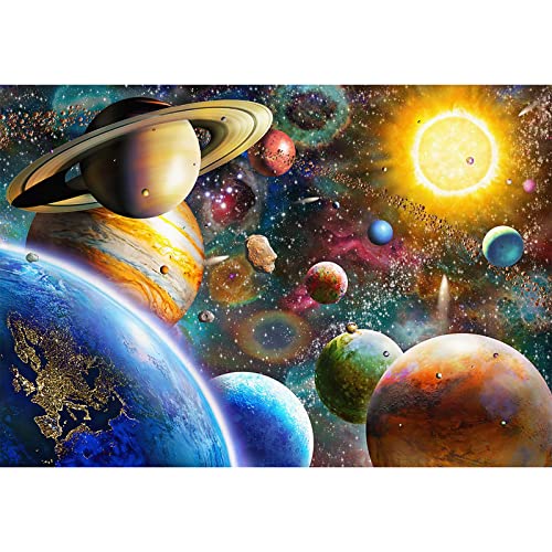 Puzzles 1000 Teile für Erwachsene, Familien (Raumfahrer, Sonnensystem) Teile passen perfekt zusammen von Nattork