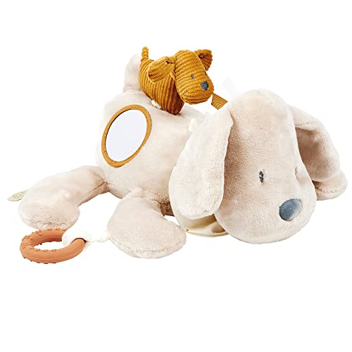 Nattou 388429 Aktiv-Kuscheltier, Hund Charlie, Mit spannenden Aktivitäten, Wegbegleiter ab der Geburt, Ca. 90 x 90 x 52 cm, PETA-geprüft und vegan, Polyester, Weiß Nattou 388429 Aktiv-Kuscheltier, Hund Charlie, Mit spannenden Aktivitäten, Wegbegleiter ab der Geburt, Ca. 90 x 90 x 52 cm, PETA-geprüft und vegan, Polyester, Weiß von Nattou
