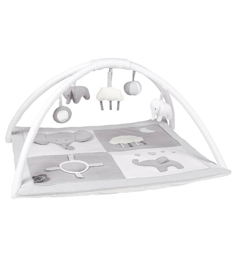 Nattou Krabbeldecke Tembo - 75x60 cm - Grau/Weiß - Nattou - One Size - Krabbeldecke Nattou Krabbeldecke Tembo - 75x60 cm - Grau/Weiß - Nattou - One Size - Krabbeldecke von Nattou
