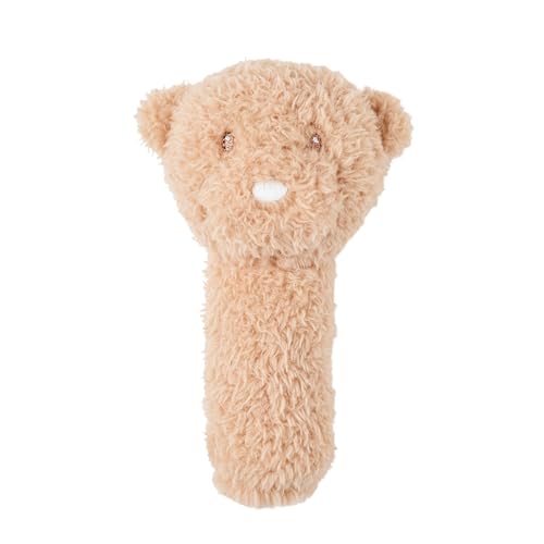 Nattou Kuscheltier-Rassel aus Polyester, Bär, Ca. 14 cm, Teddy, Hellbraun Nattou Kuscheltier-Rassel aus Polyester, Bär, Ca. 14 cm, Teddy, Hellbraun von Nattou