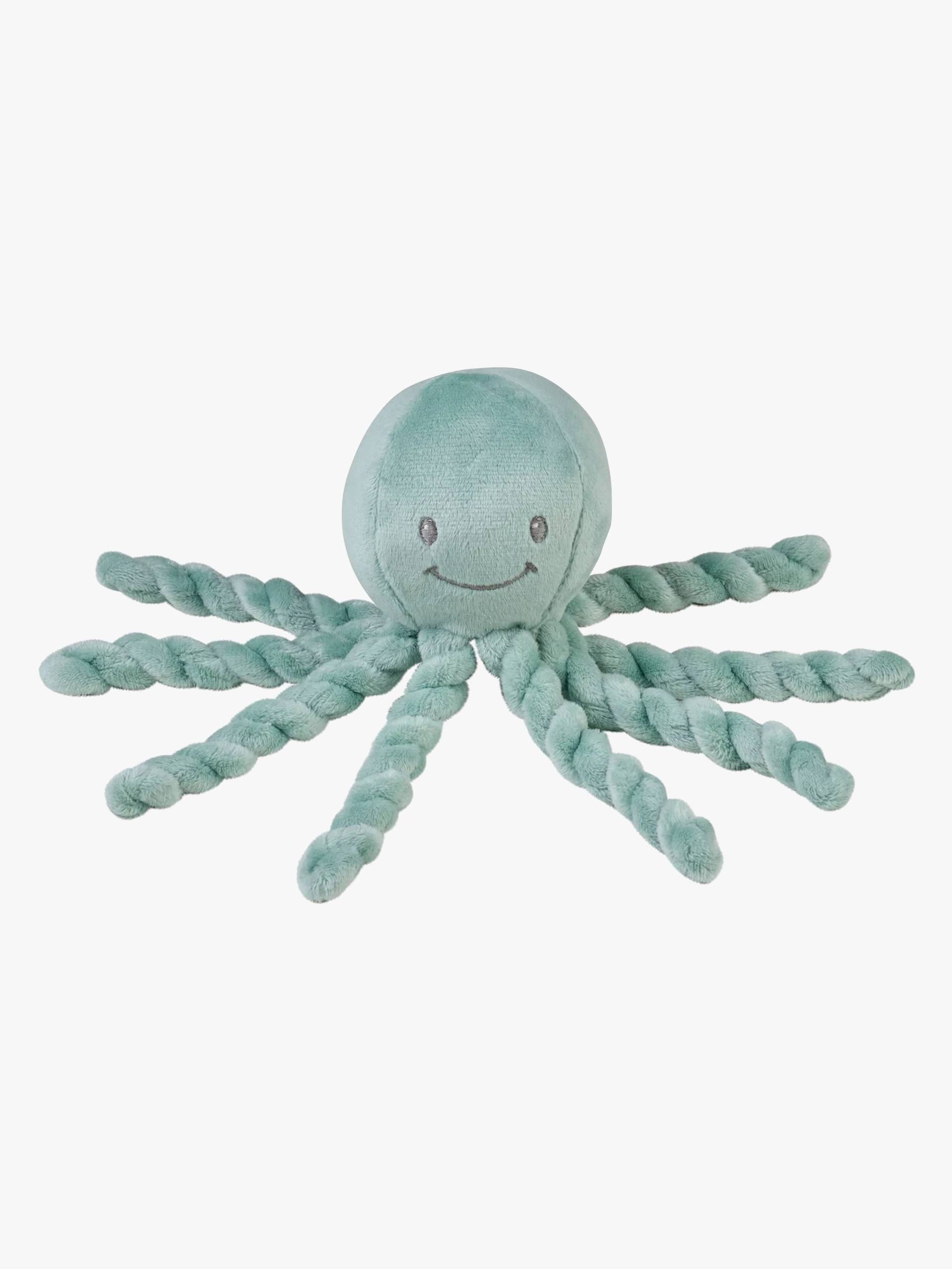 Nattou Lapidou Plüschspielzeug Tintenfisch, Grün Nattou Lapidou Plüschspielzeug Tintenfisch, Grün von Nattou