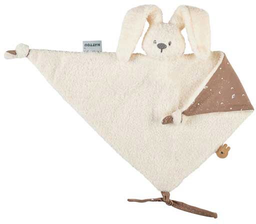Nattou Lapidou Teddy Schmusetuch Groß, Elfenbeinweiß Nattou Lapidou Teddy Schmusetuch Groß, Elfenbeinweiß von Nattou