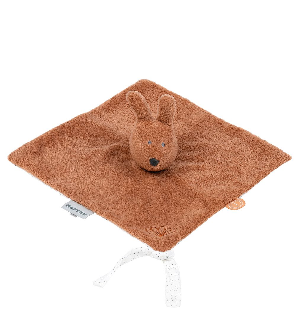 Nattou Schmusetuch - Bonnie Kaninchen - 27x27 cm - Rust - Nattou - One Size - Schmusetücher von Nattou