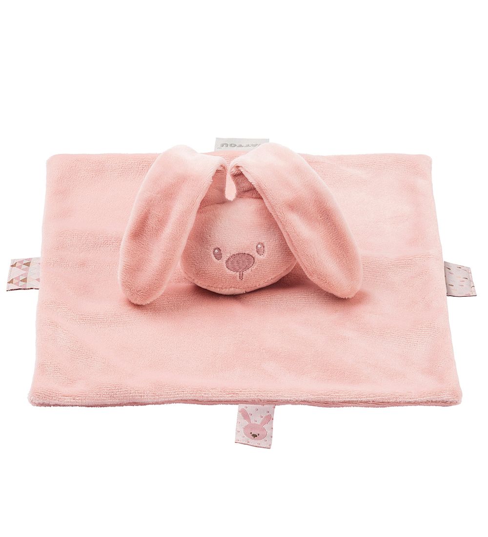 Nattou Schmusetuch - Lapidou Doudou - 28x28 cm - Alt Pink - Nattou - One Size - Schmusetücher von Nattou