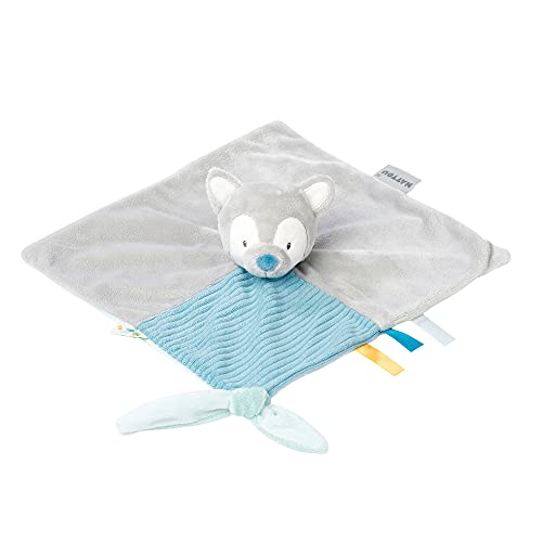 Nattou Schnuffeltuch Wolf Tiloo mit Befestigung für Schnuller, 27 x 27 cm, Tim und Tiloo, Grau Nattou Schnuffeltuch Wolf Tiloo mit Befestigung für Schnuller, 27 x 27 cm, Tim und Tiloo, Grau von Nattou