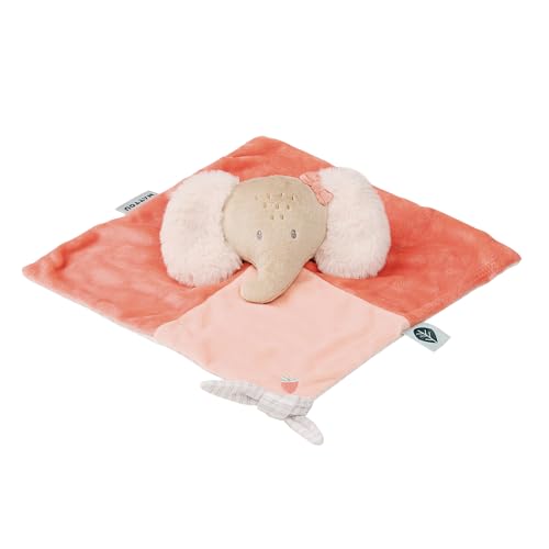 Nattou Schnuffeltuch aus Polyester, Elefant, Wegbegleiter ab der Geburt, Ca. 40 cm, Flo, Oli & Ernest, Oli Pink Nattou Schnuffeltuch aus Polyester, Elefant, Wegbegleiter ab der Geburt, Ca. 40 cm, Flo, Oli & Ernest, Oli Pink von Nattou
