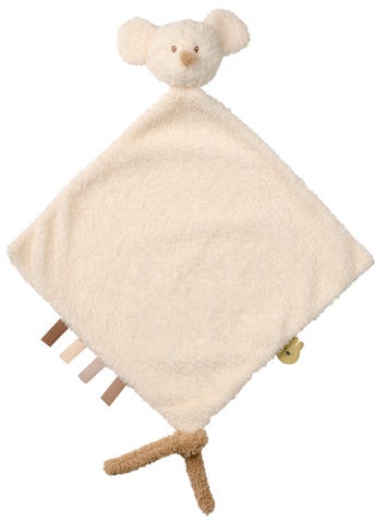 Nattou Teddy Schmusetuch Maus, Elfenbeinweiß von Nattou